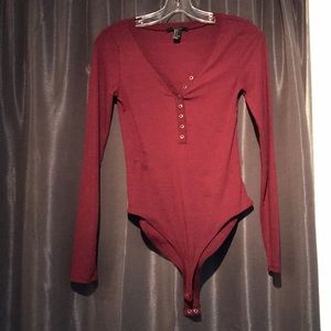 Maroon Bodysuit